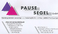 Gewerbe: Pause Segel GmbH