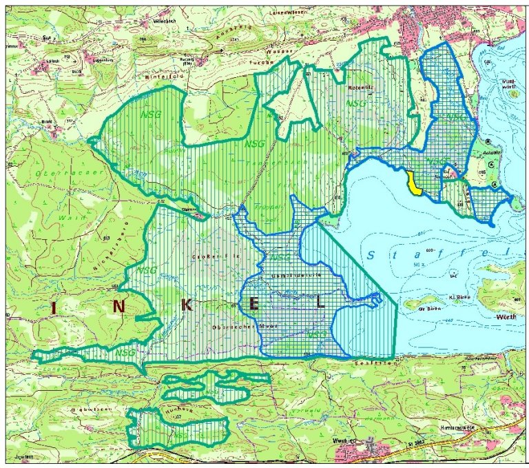 Karte Naturschutzgebiet