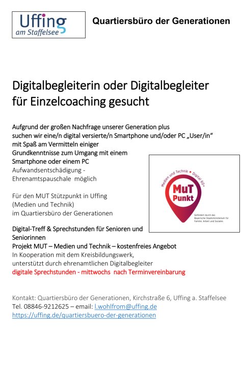 Gesucht Digitalbegleiter