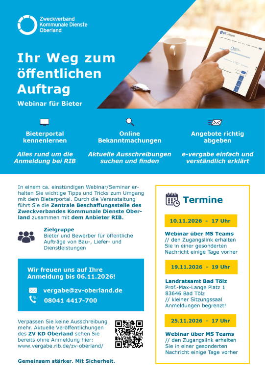 Ihr Weg zum öffentlichen Auftrag Ihr Weg zum öffentlichen Auftrag