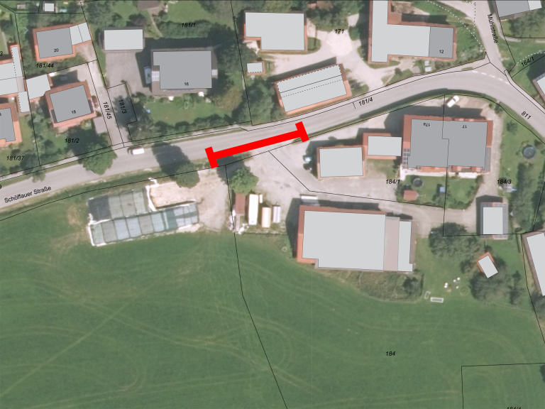 halbseitige Sperrung Schöffauer Straße
